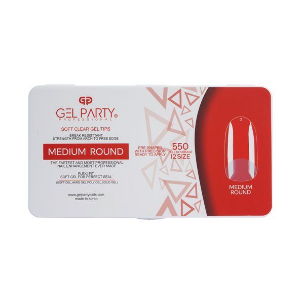 تیپ ژل (ژلیکس) ژل پارتی 550 عددی گرد متوسط Medium Round