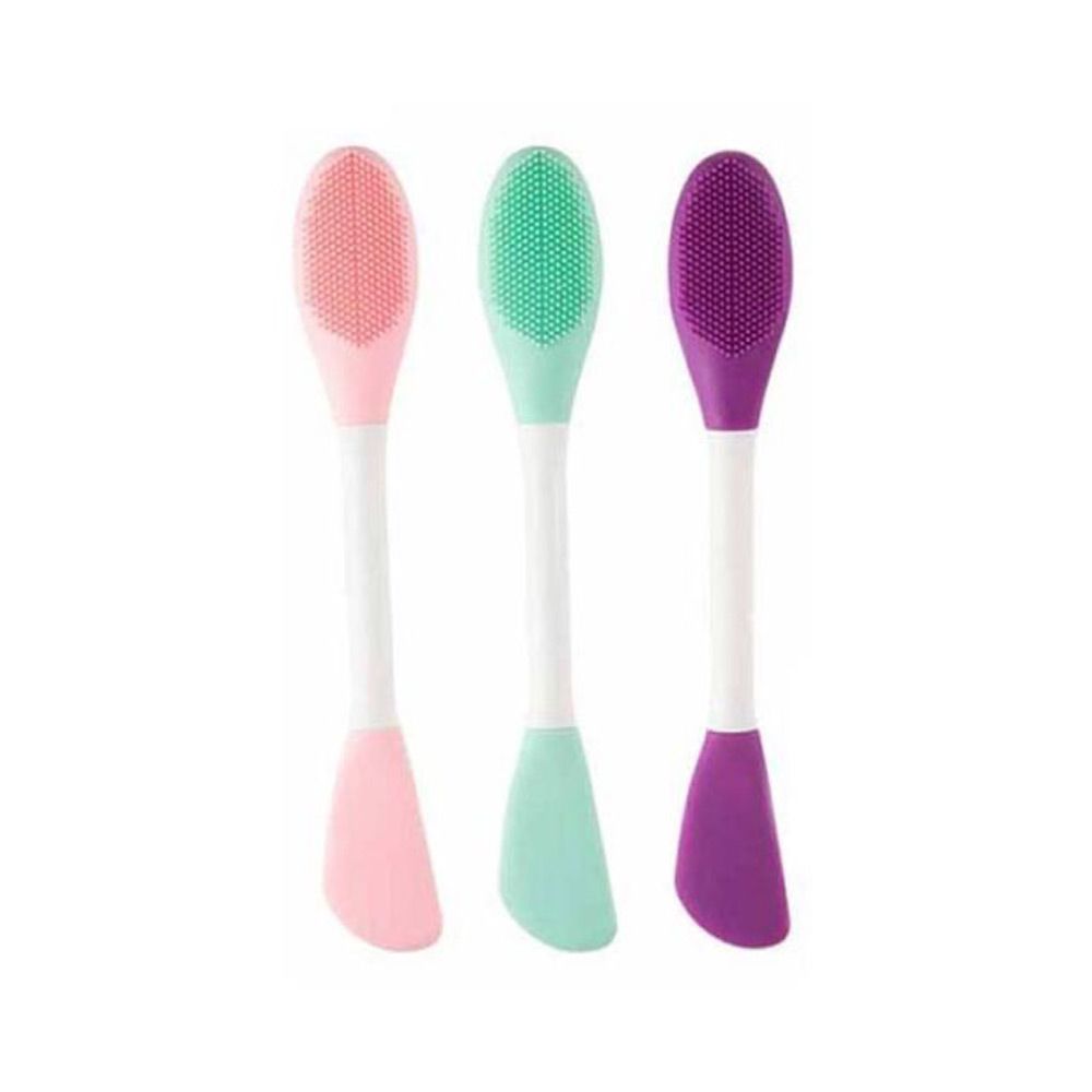 براش ماسک و فیس براش سیلیکونی دو سر