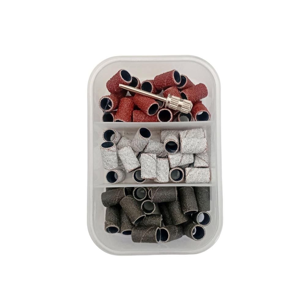 پک سر سوهان کاغذی ناخن به همراه یک عدد پایه فلزی