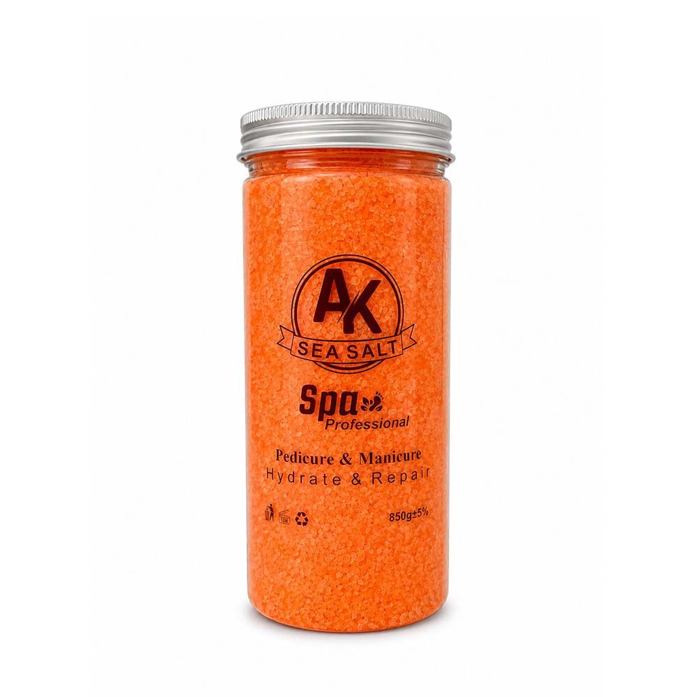 نمک پدیکور AK نارنجی (850 گرم)
