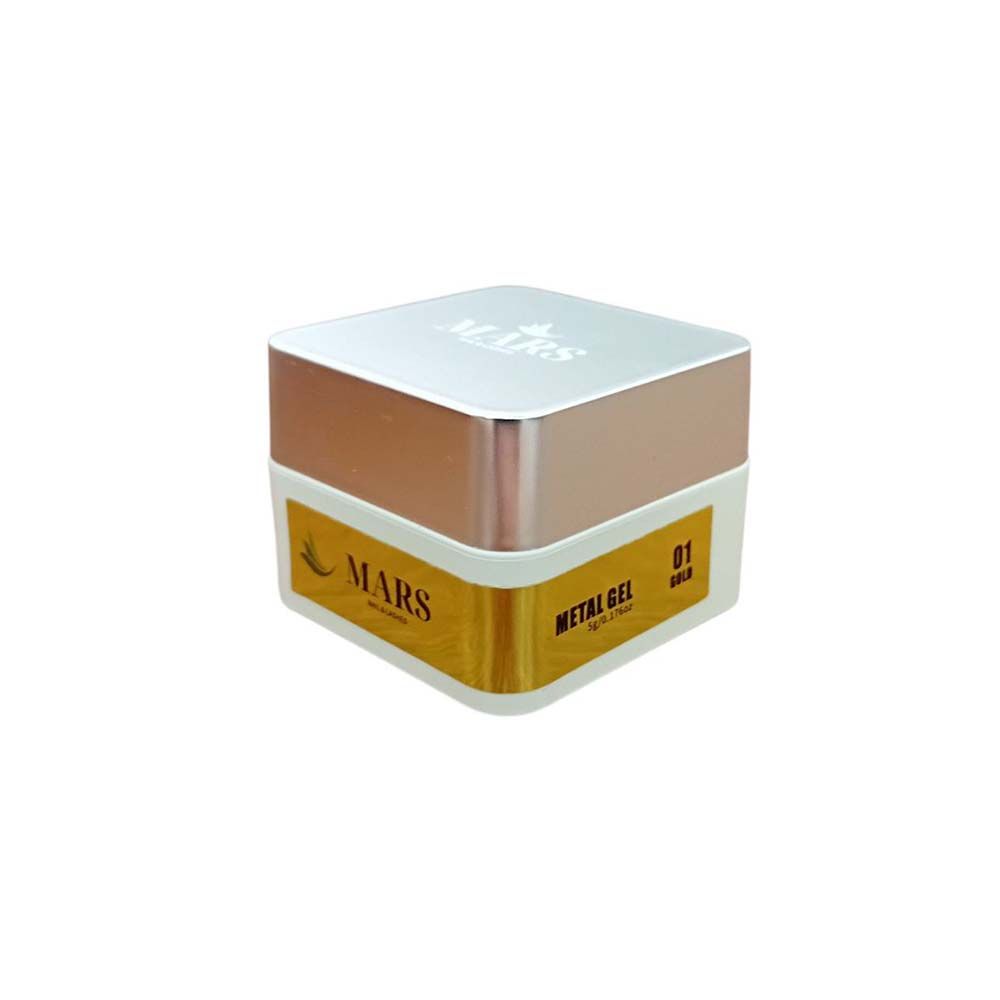 متالیک ژل طلایی MARS کد 01